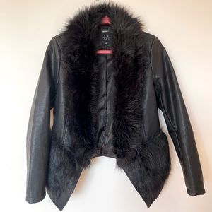 Boston Boutique Vegan Leather Jacket (WORN ONCE)